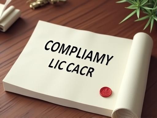 A document with a seal representing compliant HR policies.